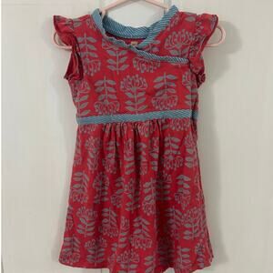 Tea Collection Girls Pink Floral Dress Size 2